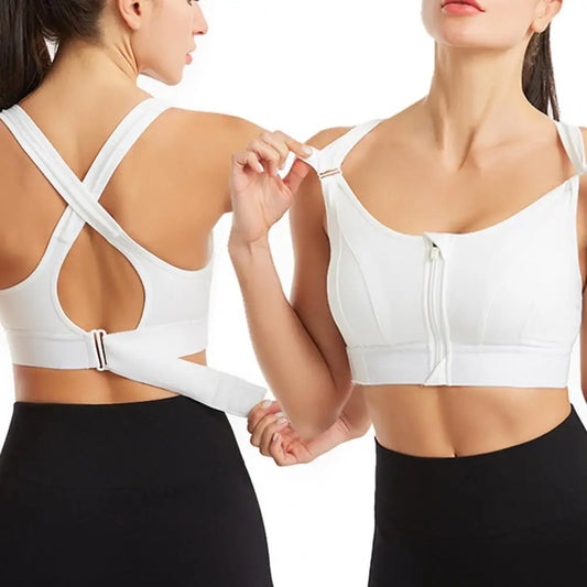 Women's Front-Zip Sports Bra